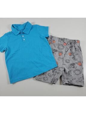 Space Jam Toddler Boys’ 2T Shorts & Polo Shirt New Casual Play Summer